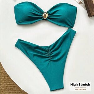 Teal Bikini Set